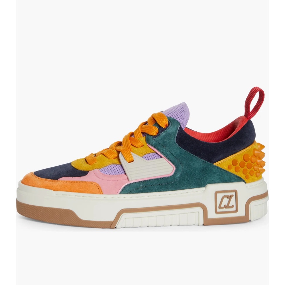 Christian Louboutin- Astroloubi Sneakers in multicolor suede Men Size 11